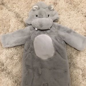 Pottery Barn Baby Hippo costume (0-6mos)